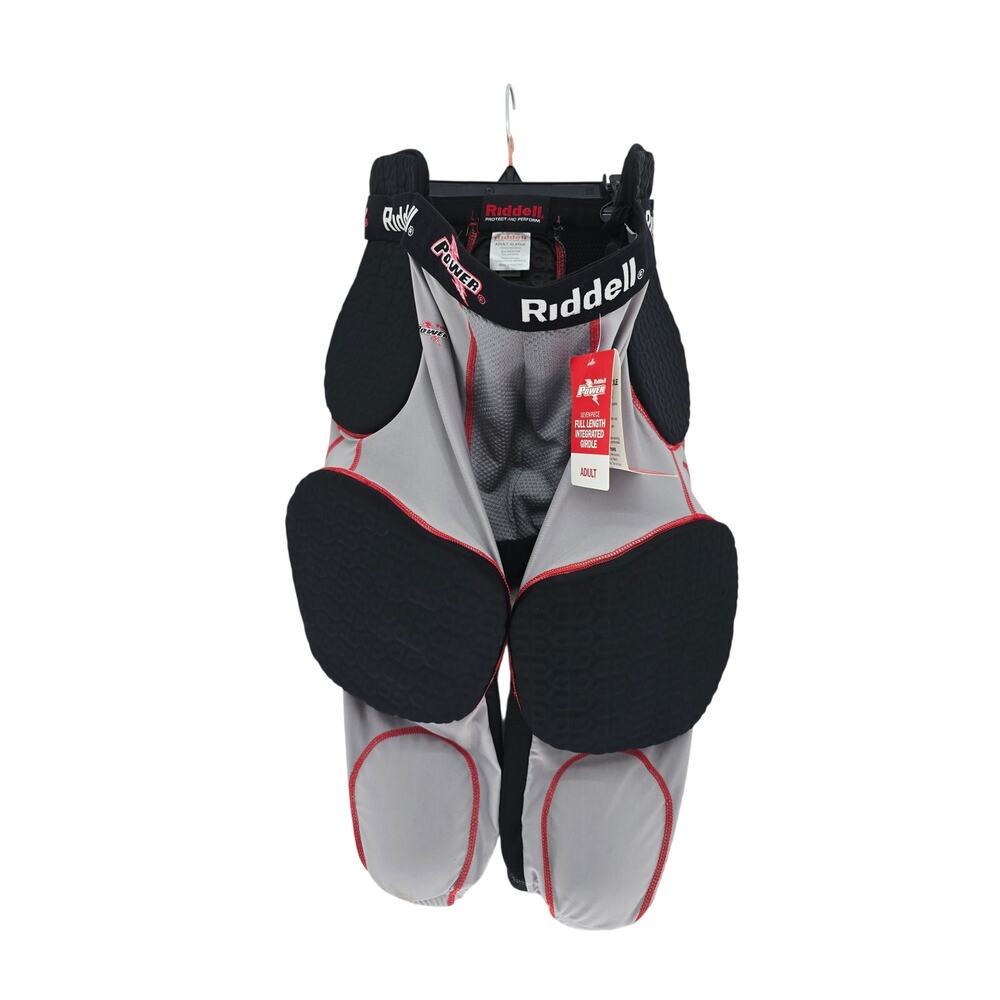 Riddell Men's Full-Length Integrated Football Girdle Pants Gray XL New